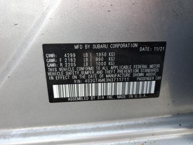 2022 Subaru Impreza Sport VIN: 4S3GTAM63N3711711 Lot: 57946624