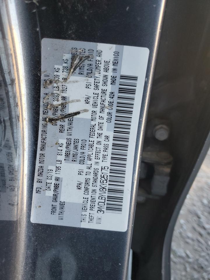 3MYDLBYV8KY525175 2019 Toyota Yaris L