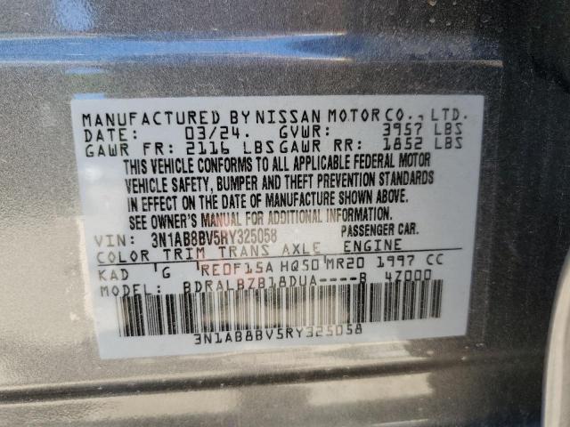 2024 Nissan Sentra S VIN: 3N1AB8BV5RY325058 Lot: 60563334