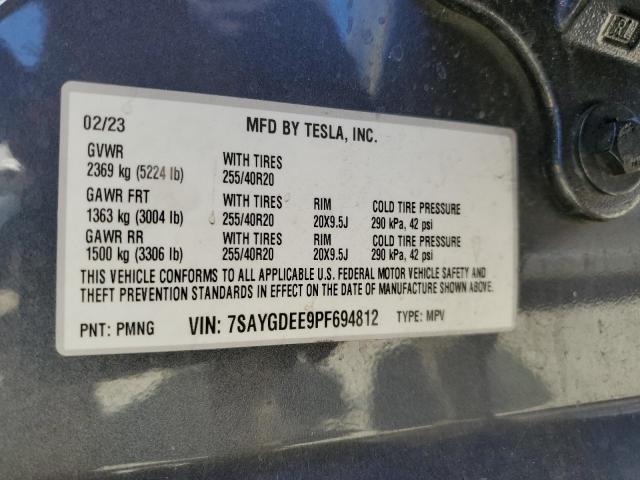 7SAYGDEE9PF694812 2023 TESLA MODEL Y - Image 13