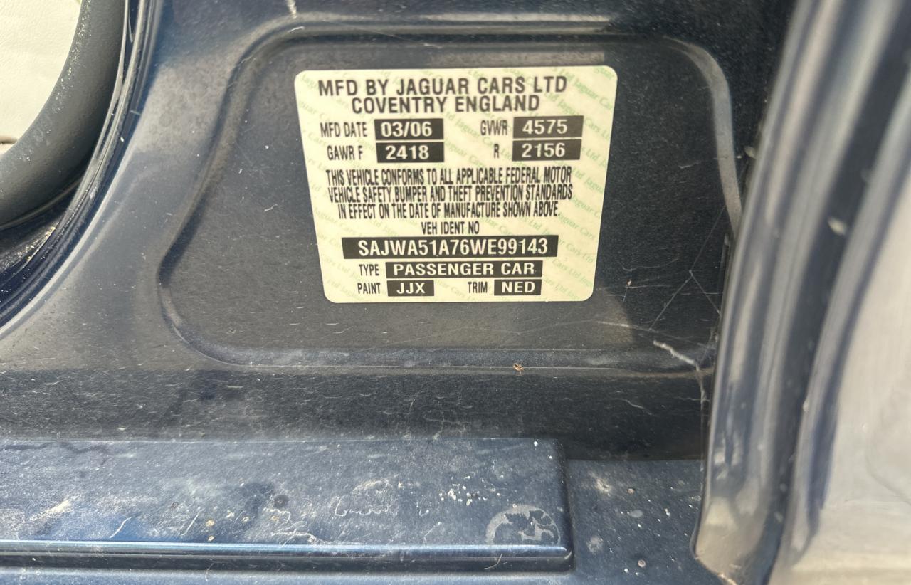 SAJWA51A76WE99143 2006 Jaguar X-Type 3.0