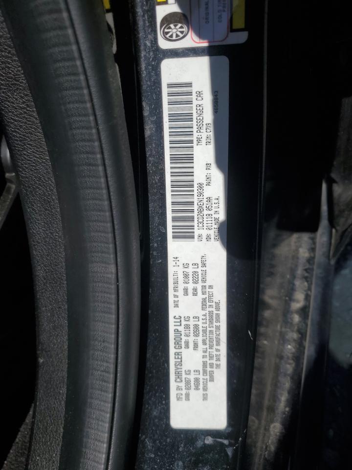 1C3CDZABXEN190300 2014 Dodge Avenger Se