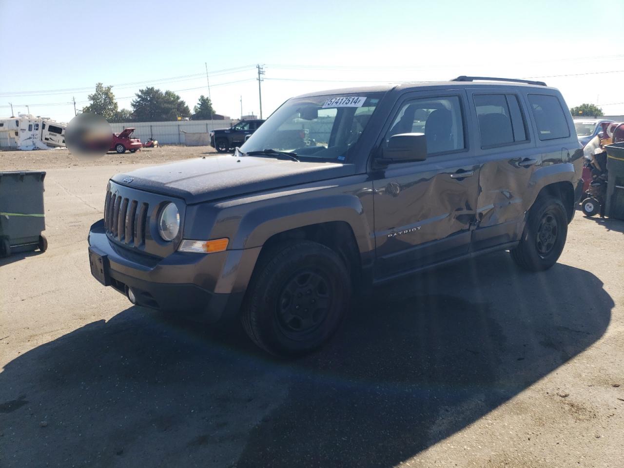 2017 Jeep Patriot Sport vin: 1C4NJPBB7HD203871