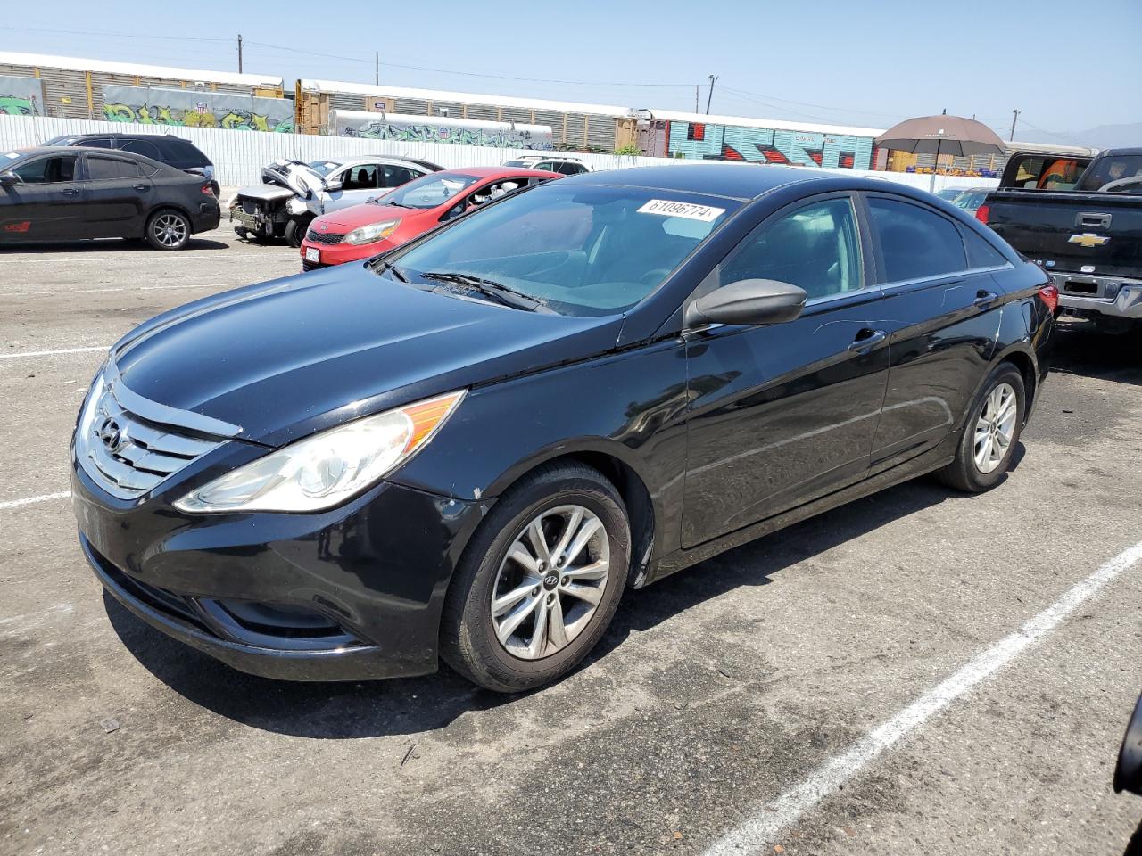 Lot #2776078349 2013 HYUNDAI SONATA GLS