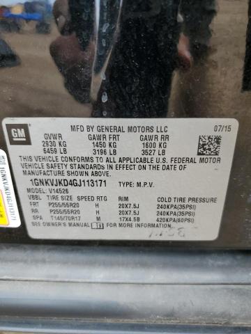 2016 CHEVROLET TRAVERSE L - 1GNKVJKD4GJ113171