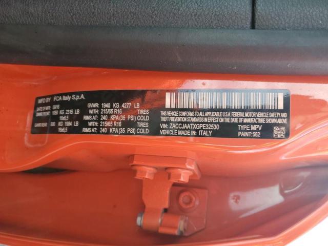 2016 Jeep Renegade Sport VIN: ZACCJAATXGPE32530 Lot: 60617954