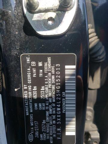 2017 Kia Optima Sx VIN: 5XXGW4L25HG152013 Lot: 58556554