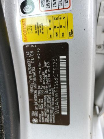 2008 BMW 550 I VIN: WBANW53568CT53231 Lot: 58224284