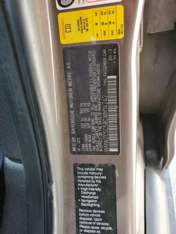 WMWZC5C58CWM14242 2012 Mini Cooper S Countryman