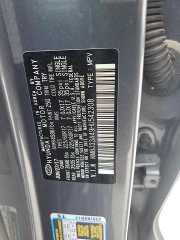 2017 Hyundai Tucson Limited VIN: KM8J33A49HU542308 Lot: 58445844