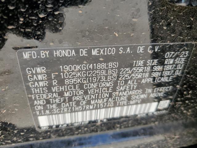 2024 Honda Hr-V Sport VIN: 3CZRZ1H57RM715770 Lot: 59466414