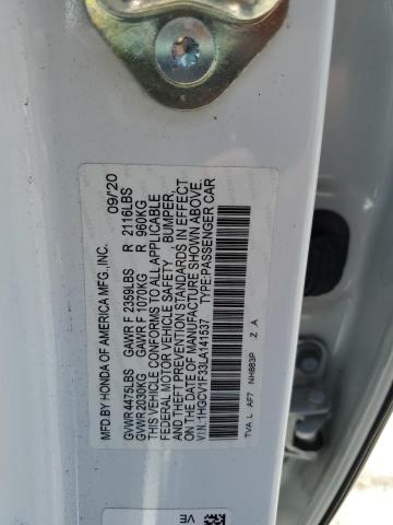 1HGCV1F33LA141537 Honda Accord SPO 13