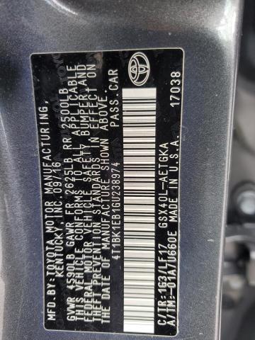 2016 TOYOTA AVALON XLE - 4T1BK1EB1GU238974