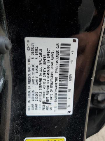 2010 Acura Tl VIN: 19UUA8F25AA017184 Lot: 57954094