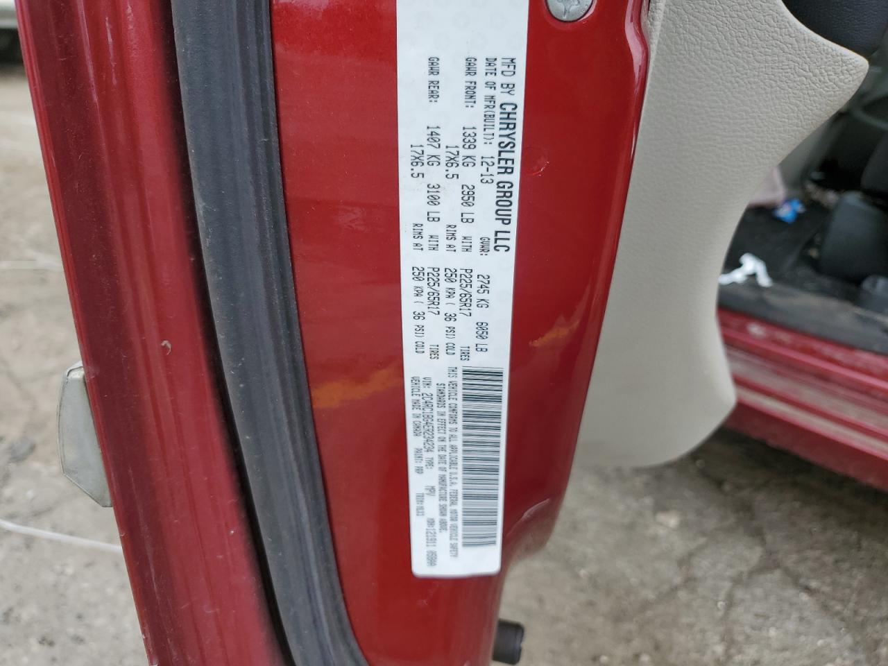 2C4RC1BG4ER234234 2014 Chrysler Town & Country Touring