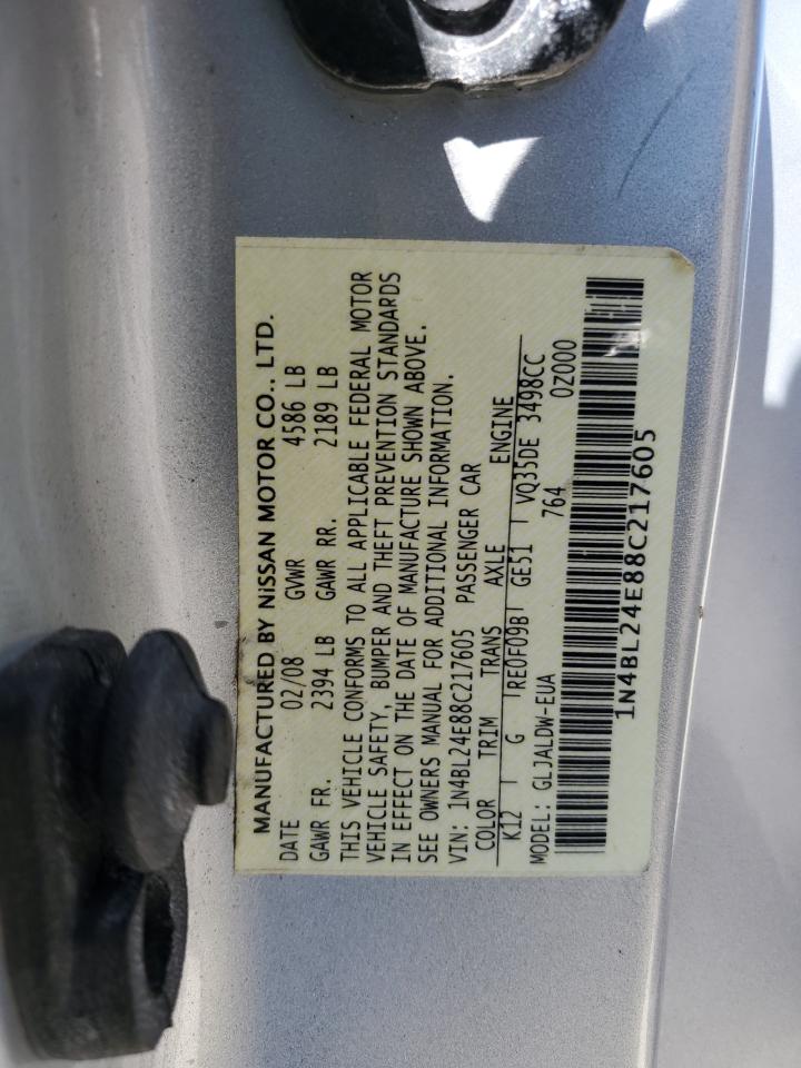 1N4BL24E88C217605 2008 Nissan Altima 3.5Se