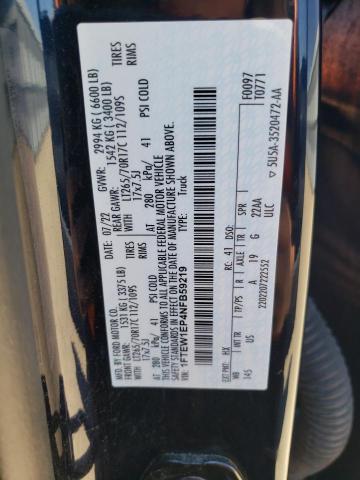 2022 Ford F150 Supercrew VIN: 1FTEW1EP4NFB59219 Lot: 57733434