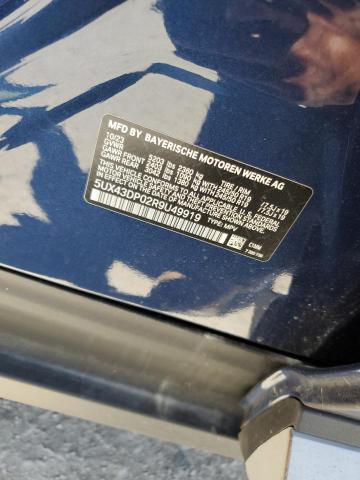 2024 BMW X3 SDRIVE3 - 5UX43DP02R9U49919