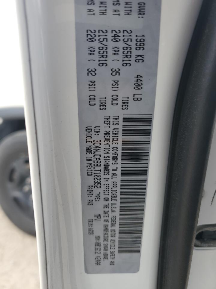 3C4NJCAB8LT102352 2020 Jeep Compass Sport