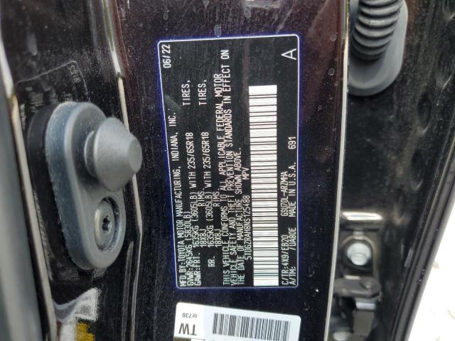 2022 Toyota Highlander Xle VIN: 5TDGZRAH8NS125488 Lot: 58718994