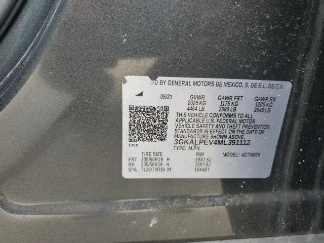 2021 GMC Terrain Slt VIN: 3GKALPEV4ML391112 Lot: 58751404