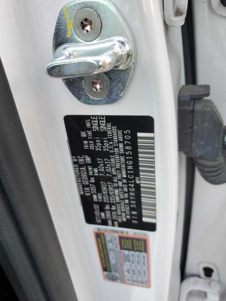 5XYRG4LC1NG158705 2022 Kia Sorento Lx