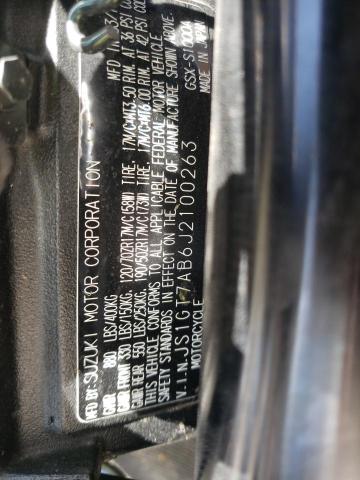 2018 SUZUKI GSX-S1000 - JS1GT7AB6J2100263