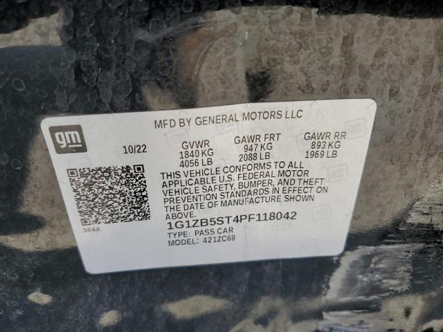 1G1ZB5ST4PF118042 2023 CHEVROLET MALIBU - Image 12