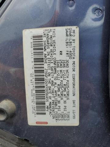 2000 Lexus Rx 300 VIN: JT6GF10UXY0056455 Lot: 60901504