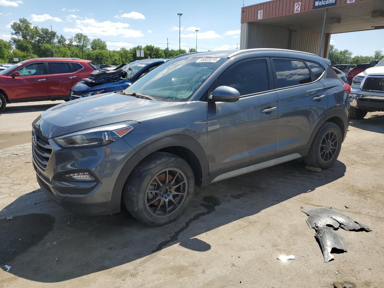 2018 Hyundai Tucson Sel vin: KM8J3CA48JU681125