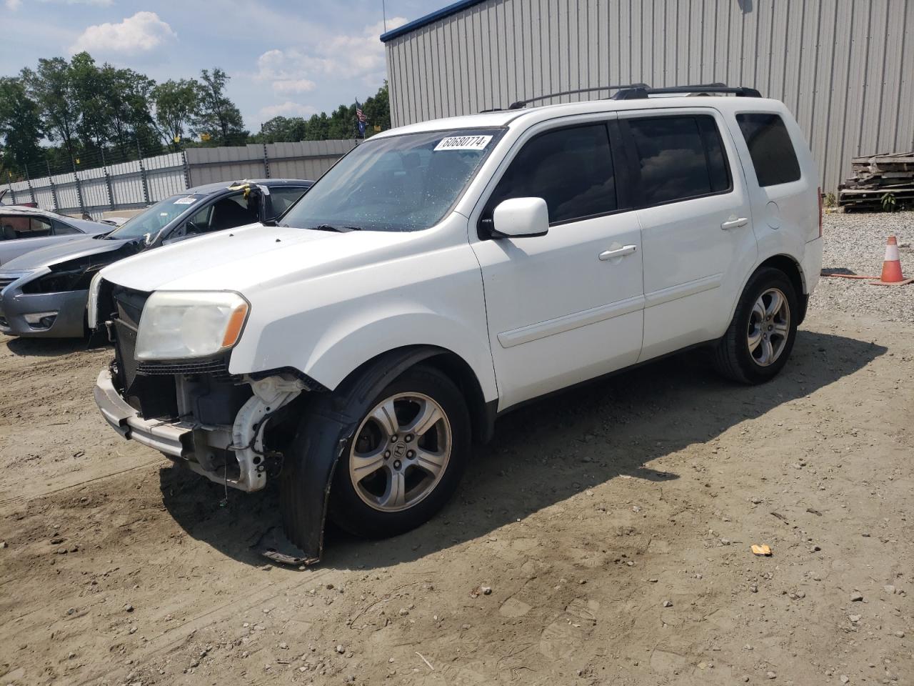 2012 Honda Pilot Exl vin: 5FNYF3H53CB030425