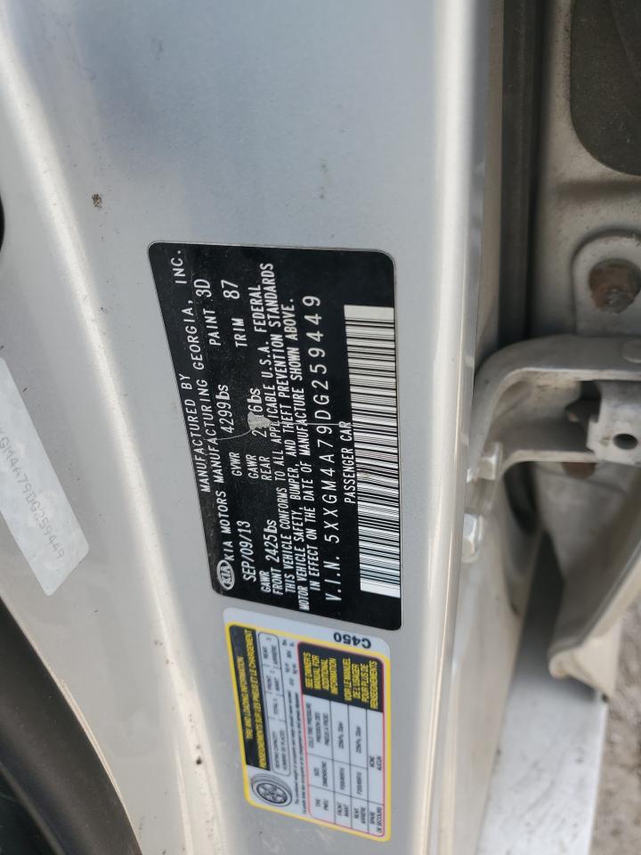 5XXGM4A79DG259449 2013 Kia Optima Lx