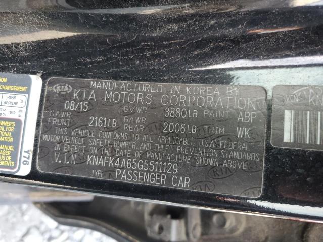 2016 Kia Forte Lx VIN: KNAFK4A65G5511129 Lot: 60932324