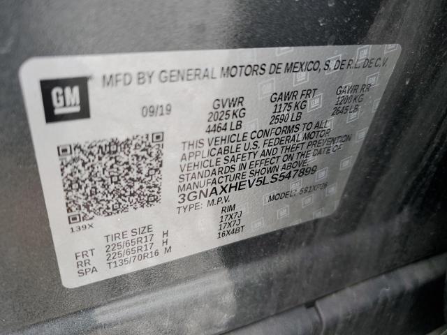 2020 Chevrolet Equinox Ls VIN: 3GNAXHEV5LS547899 Lot: 58049914