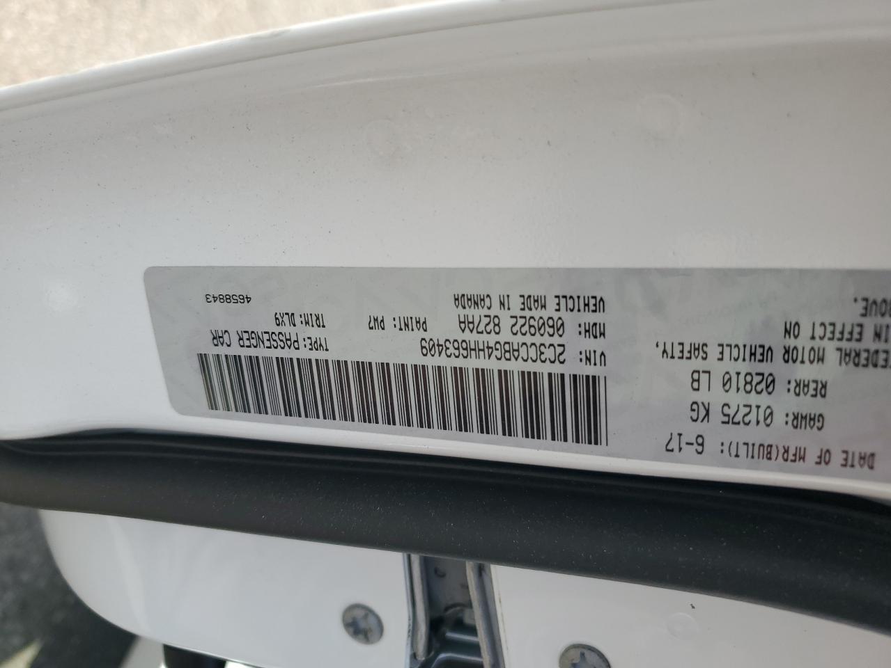 2C3CCABG4HH663409 2017 Chrysler 300 S