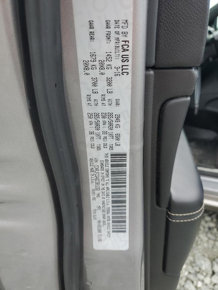 1C4RJFCG4GC381232 2016 Jeep Grand Cherokee Overland