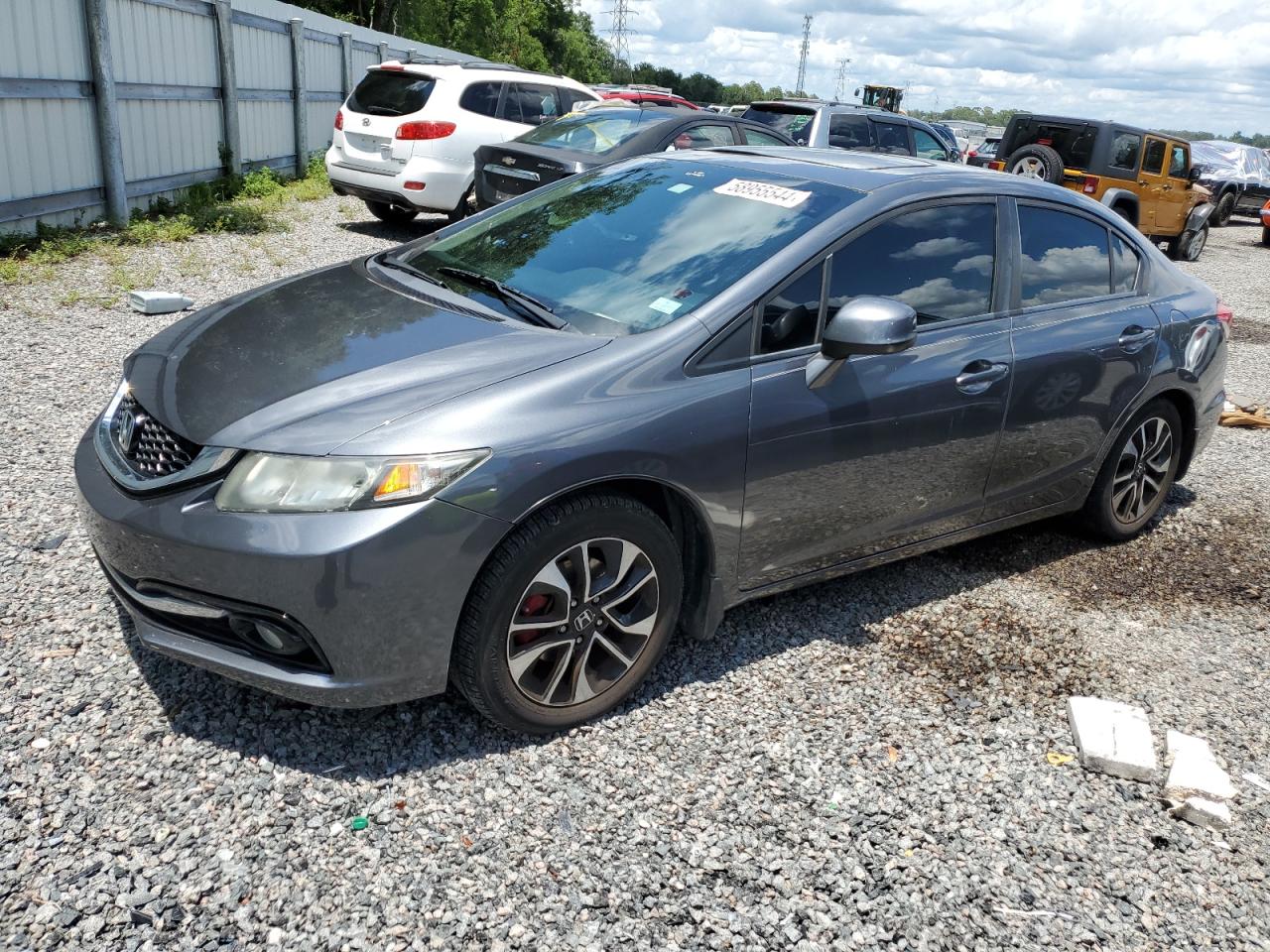 19XFB2F93DE007379 2013 Honda Civic Exl