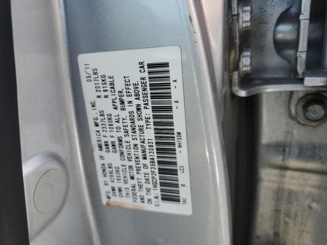 2011 Honda Accord Lx VIN: 1HGCP2F35BA130831 Lot: 59369654