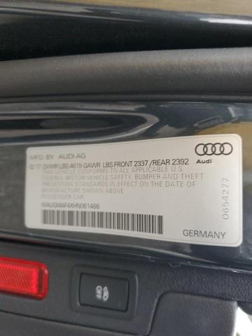 VIN WAUGMAF4XHN061466 2017 Audi A4, Ultra Premium no.12