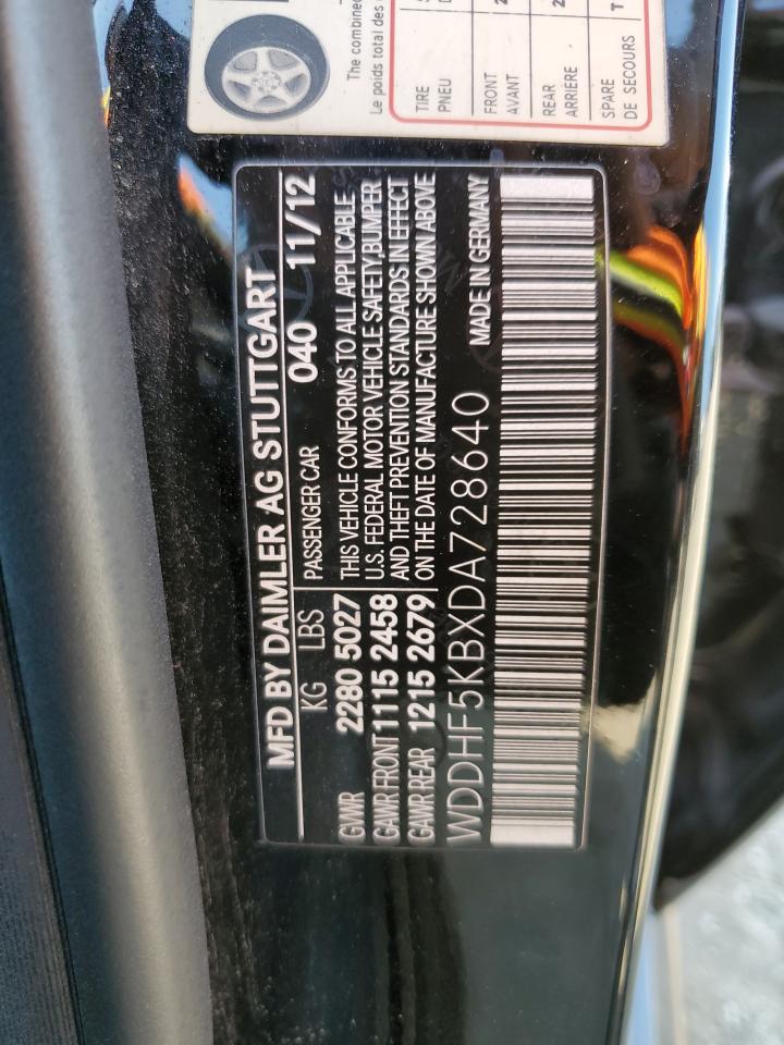 WDDHF5KBXDA728640 2013 Mercedes-Benz E 350