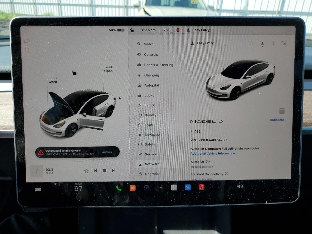 5YJ3E1EA4PF547886 2023 Tesla Model 3