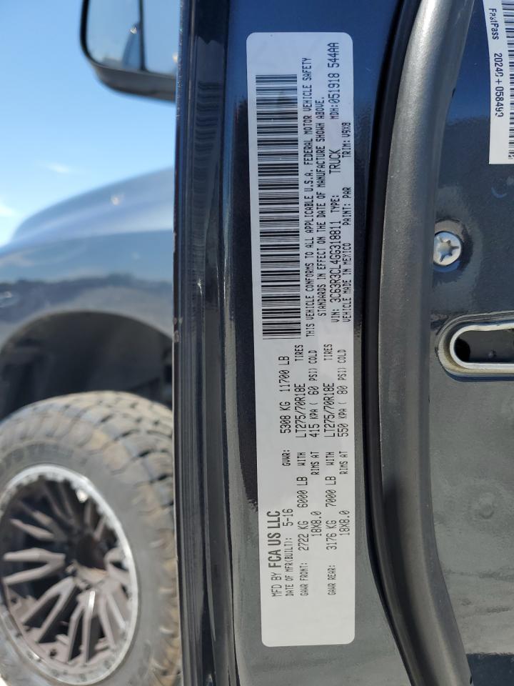 3C63R3CL4GG318811 2016 Ram 3500 St