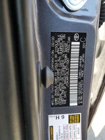 2020 TOYOTA PRIUS L - JTDKARFUXL3117687