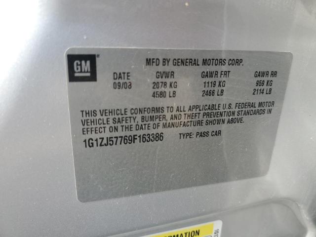 2009 Chevrolet Malibu 2Lt VIN: 1G1ZJ57769F163386 Lot: 57507064