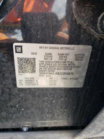 2018 GMC Acadia Sle VIN: 1GKKNKLA8JZ205870 Lot: 57493284