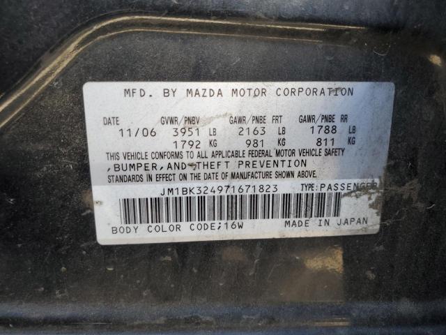 2007 Mazda 3 S VIN: JM1BK324971671823 Lot: 59368054