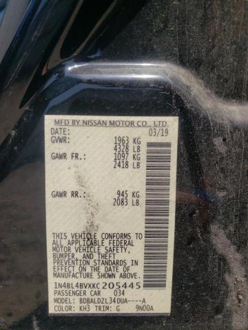 1N4BL4BVXKC205445 2019 NISSAN ALTIMA - Image 12