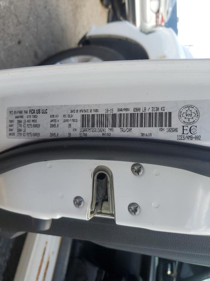 1C6RR7MT2GS150241 2016 Ram 1500 Sport