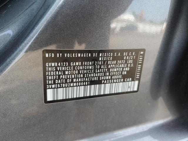 2021 Volkswagen Jetta Sel VIN: 3VWE57BU2MM086461 Lot: 59416494