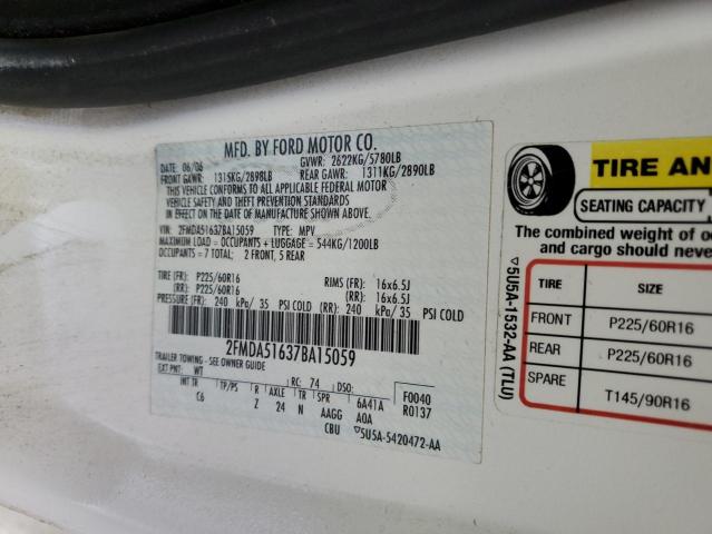 2007 Ford Freestar Se VIN: 2FMDA51637BA15059 Lot: 59865094